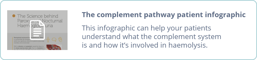 The complement pathway patient infographic
