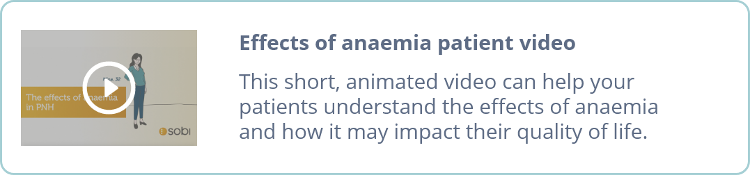 Effects of anaemia patient video
